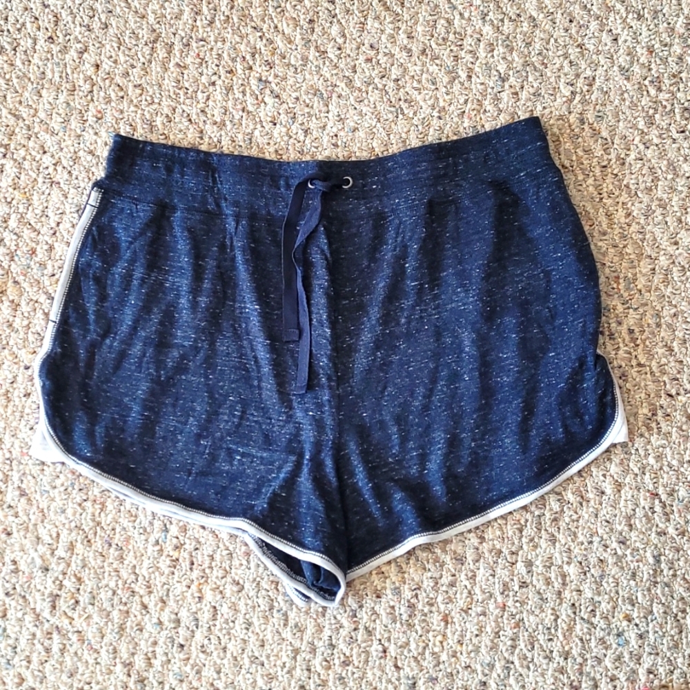 Navy and white shorts